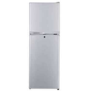 160L Double door refrigerator with large freezer compartment (up to 90L) and 100Hr frost retention after power outage
