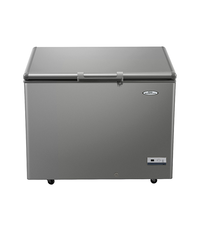 219L Turbo Inverter Chest Freezer, up to 50% Energy Saving, Lid-Installed Fan, Electronic Control, Super Fast Freezing from 5 Sides, 120 Hours Frozen After Power Outage, LED Lighting, Door Lock, External Handle