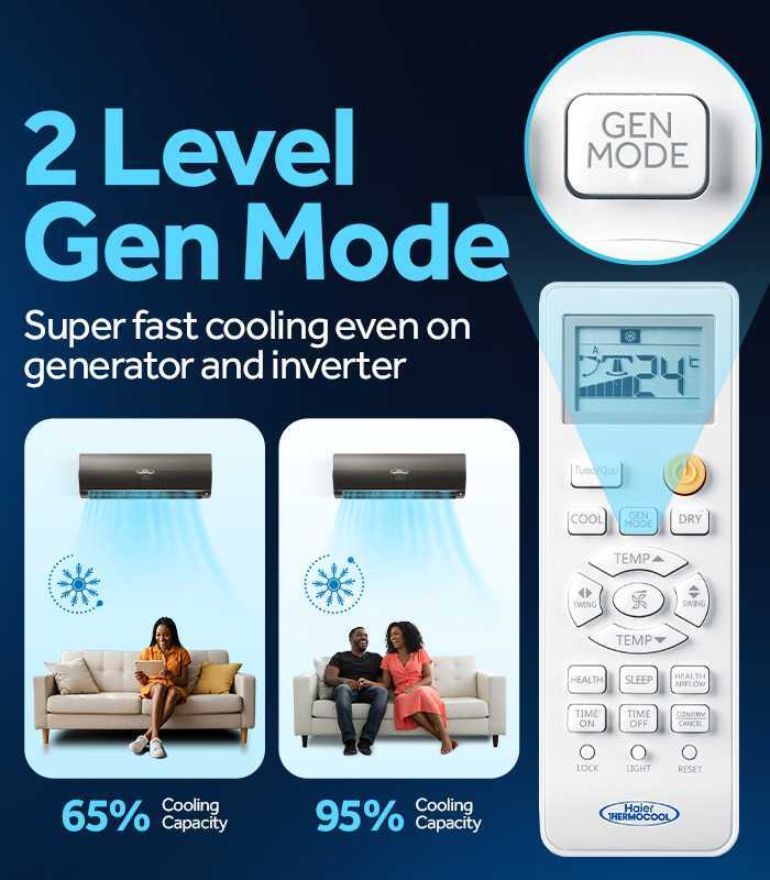 1.5hp GenPAL Inverter Air Conditioner. 99.99% UVC. 70% elelctricity savings. Earth friendly R32 refrigerant. Self-Cleaning Evaporator, ECO mode operation. - Image 3
