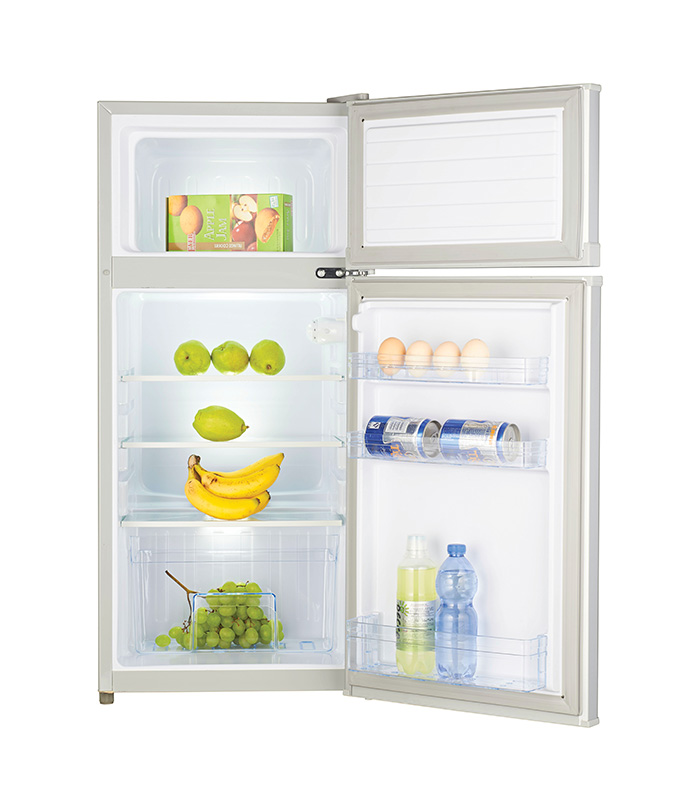 95L Double door refrigerator has large freezer compartment for longer freshness. Superfast cooling fridge performance. - Image 2