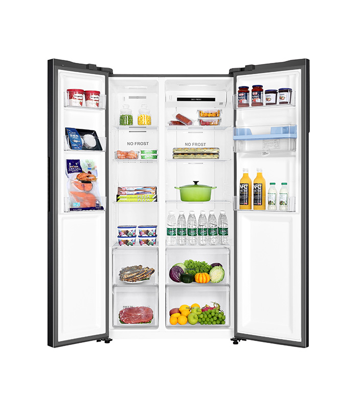 540L Side by Side Refrigerator with Haier Thermocool Twin Inverter technology and Food sterilizing DEO and Water Dispenser - Image 4