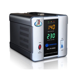 5000watts free standing Voltage Stabilizer. Digital Display. 6s or 180s delay start option. Wide input voltage range. Square transformer. Resettable overload switch and cooling fan. Recommended for Airconditioners or large freezers or refrigerators and all types of electronics home appliances